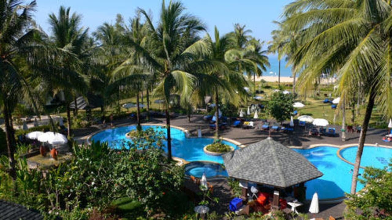 Blick vom Zimmer Khaolak Orchid Beach Resort