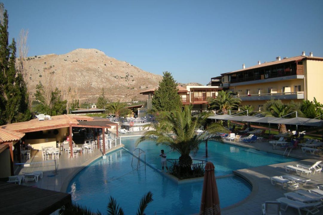 Blick vom Balkon Hotel Golden Odyssey