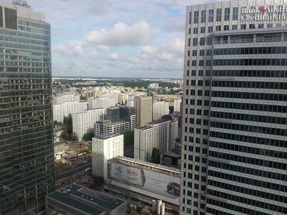 Widok z pokoju InterContinental Warszawa