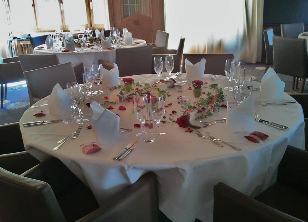 Für Hochzeit aufgetischt See- und Seminarhotel FloraAlpina