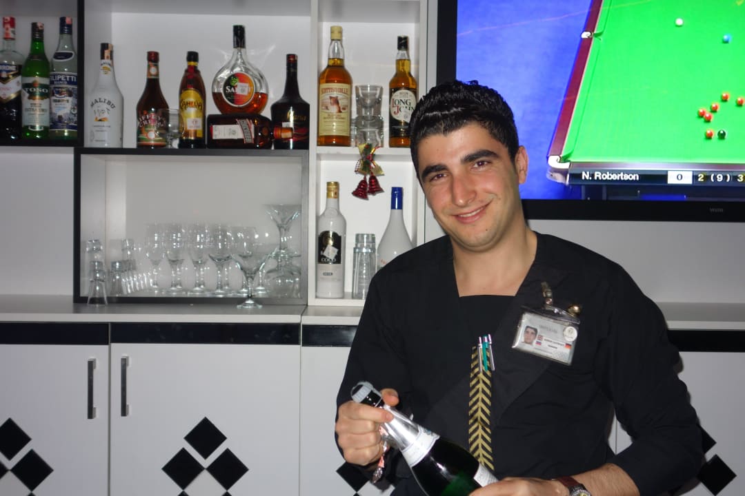 The best Barkeeper Adnan L Hotel Delphin Imperial