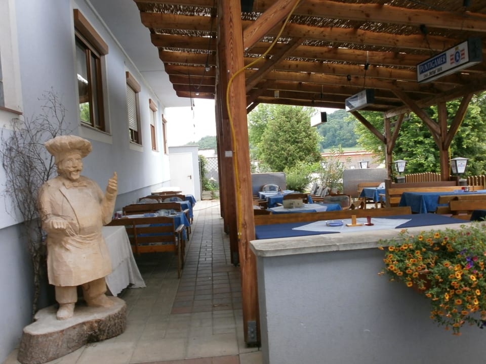 Schöne Terrasse Landgasthof Vollmann