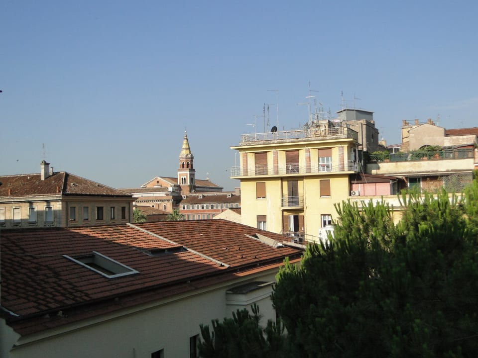 Blick aus dem Zimmer, Innenhof Hotel Milton Roma