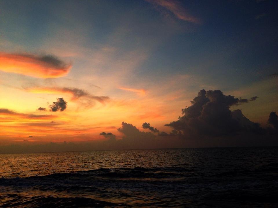 Sonnenuntergang Kuramathi Maldives