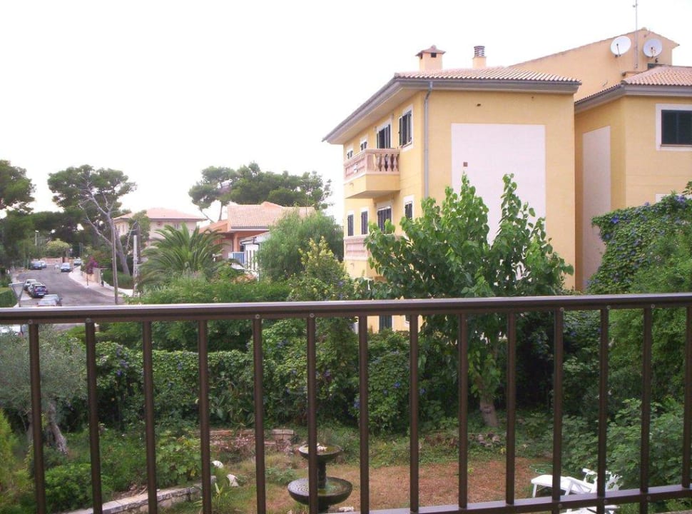 Blick vom Apartmentzimmer Hotel Exagon Park