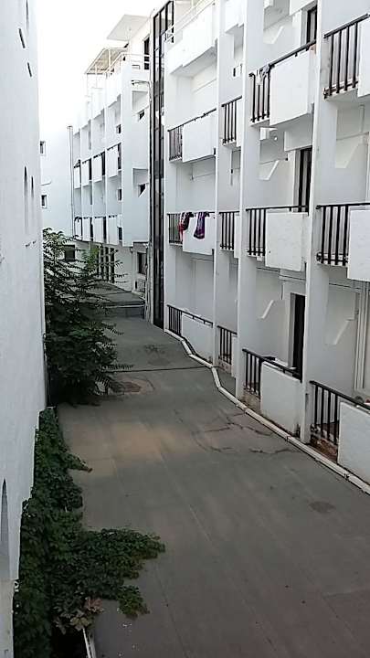 Hinterhofausblick mit Gestank Heronissos Hotel