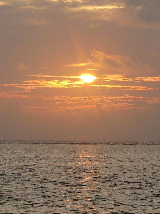 Sonnenuntergang Summer Island Maldives