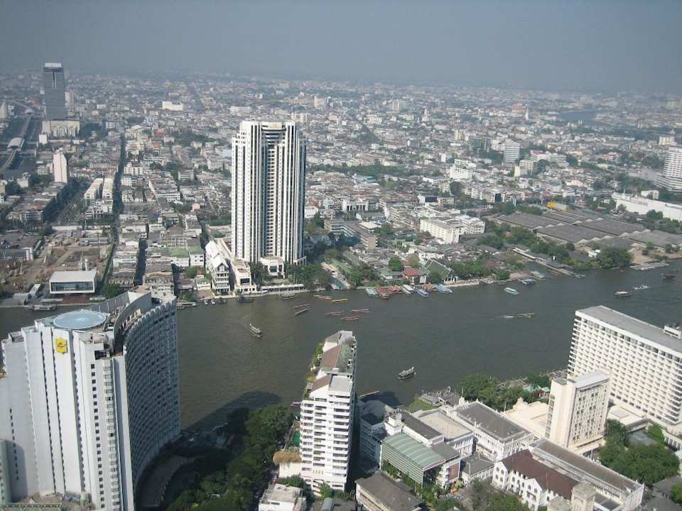 Ausblick auf Bangkok vom Zimmerbalkon Hotel Lebua At State Tower