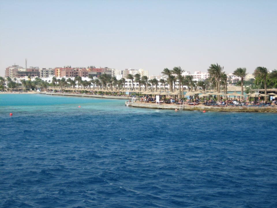 Nochmal vom Meer aus Arabia Azur Resort