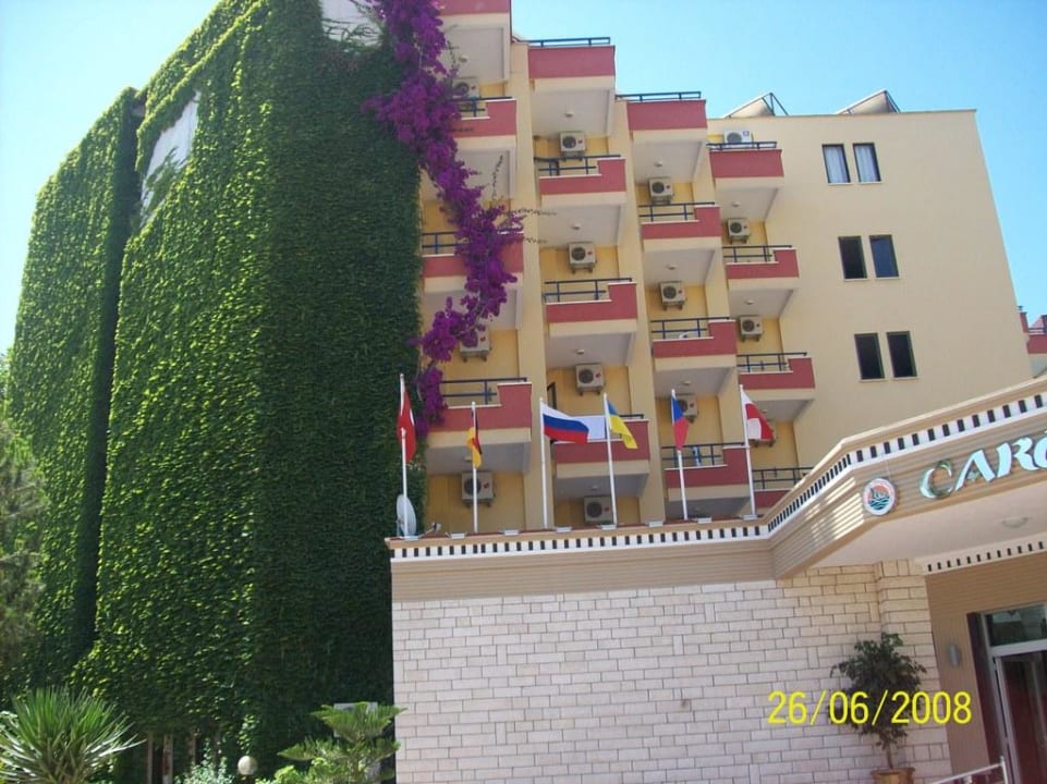 Przed wejściem - widok w górę Caretta Beach Hotel