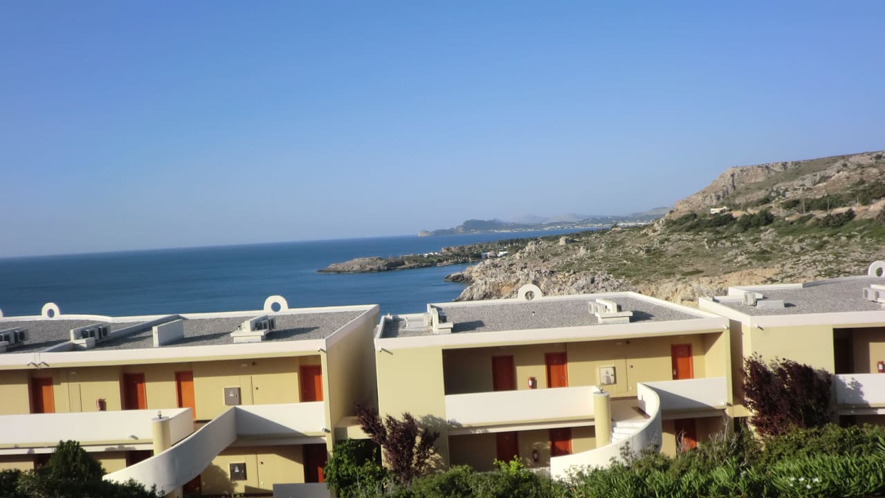 Jeden Morgen diesen tollen Ausblick Hotel Kalithea Mare Palace