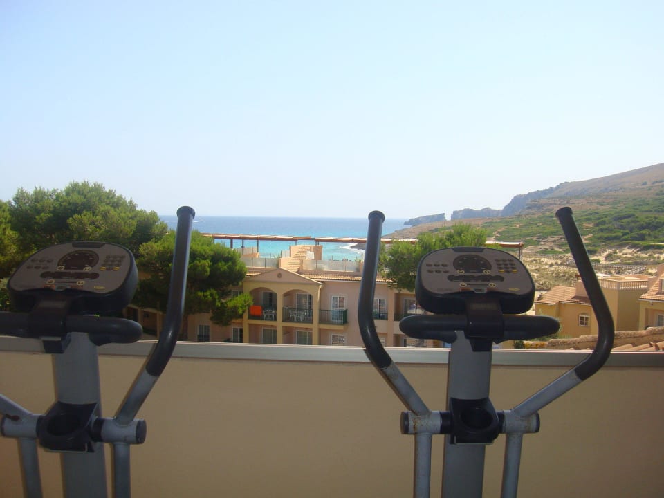 Bei so einem Ausblick macht auch Sport Spaß Zafiro Cala Mesquida