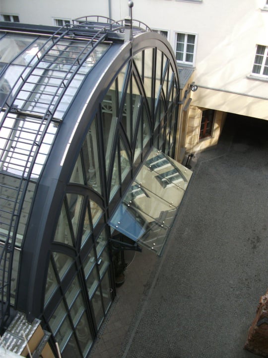 Blick zum Innenhof Hotel Radisson Blu Gdańsk