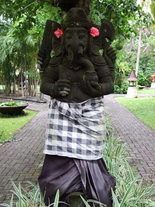 Gartenanlage des Puris Puri Santrian