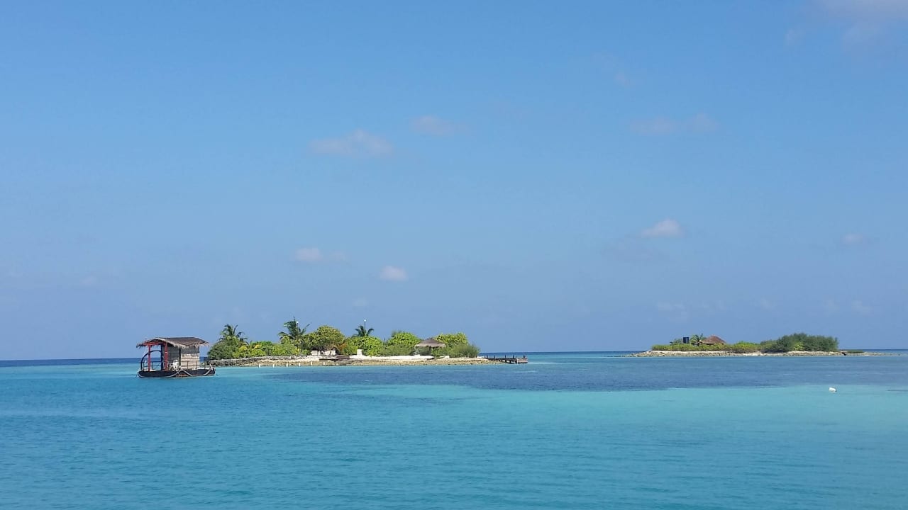 Kleine Insel direkt beim Resort  Adaaran Select Hudhuran Fushi - Premium All Inclusive