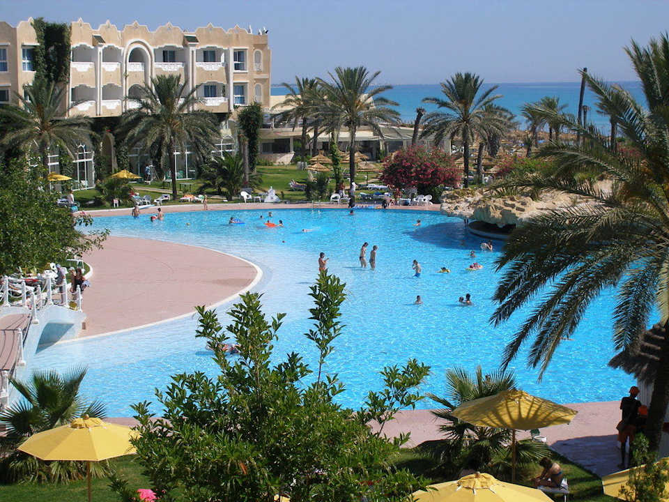 Nur ein Teil der grossen Poolanlage Mahdia Beach & Aquapark