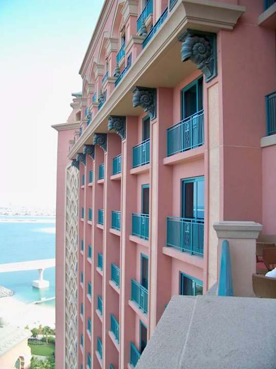 Vom Balkon der Executive Lounge Atlantis, The Palm