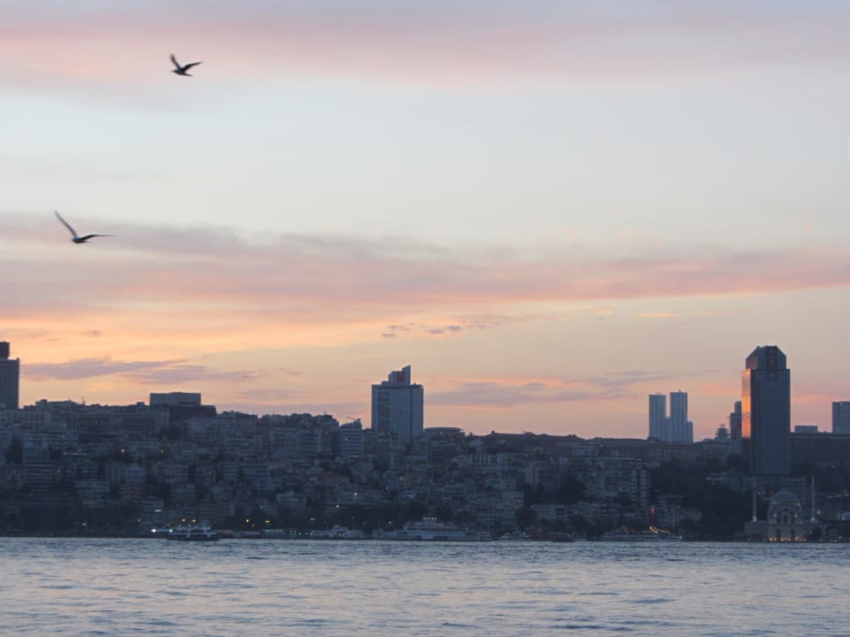 Blick vom Balkon  Hotel Harem