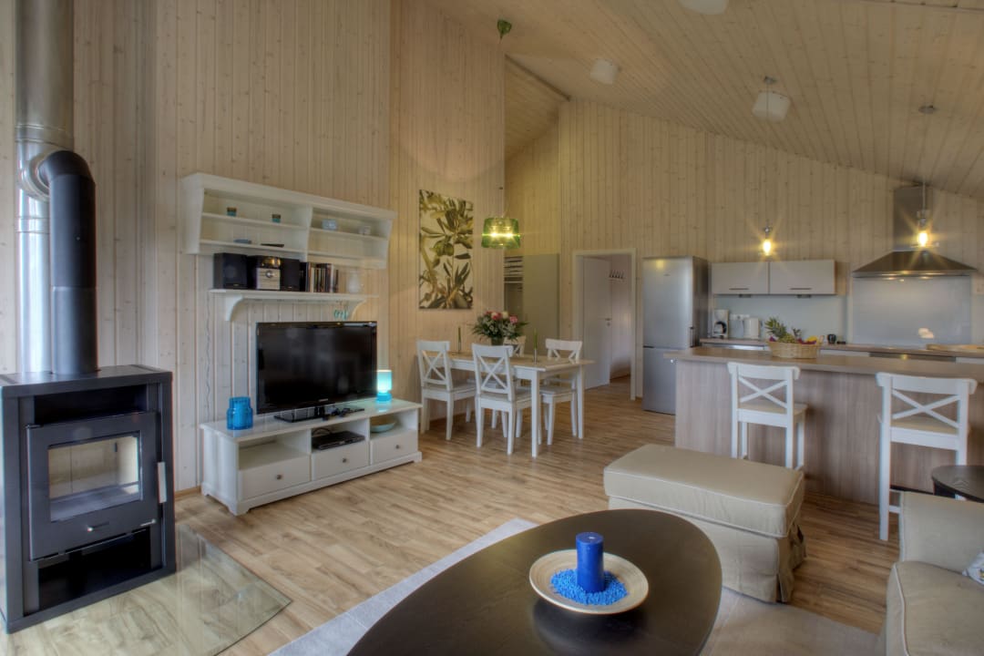 Wohn-, Koch- und Essbereich - Typ G Strandhäuser am Leuchtturm