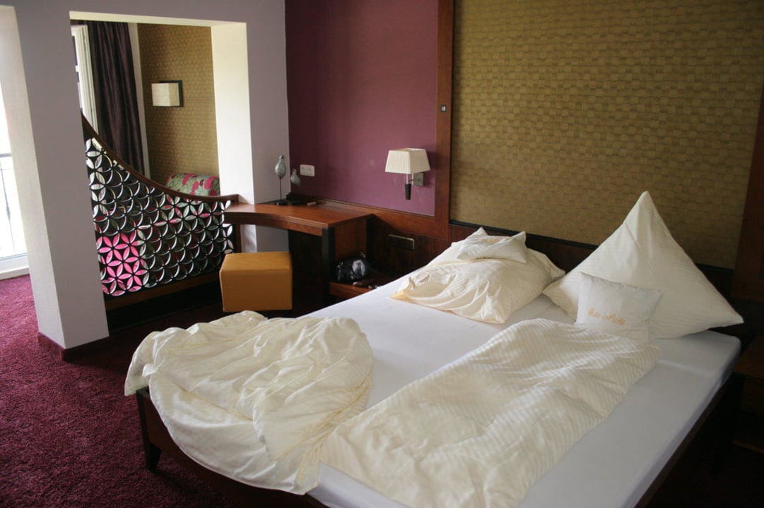 Schlafzimmer Juniorsuite Hotel Sterr