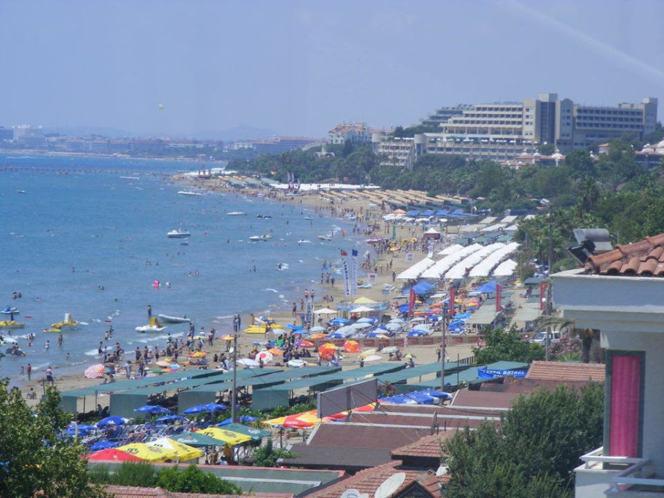 Blick vom Zimmer Side Bay Hotel