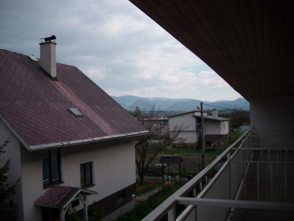 Blick vom Balkon Pension Anton