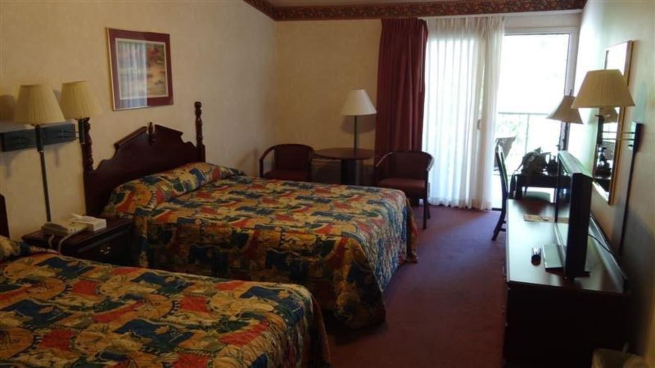 Lieblose, alte Einrichtung Hotel Yosemite View Lodge