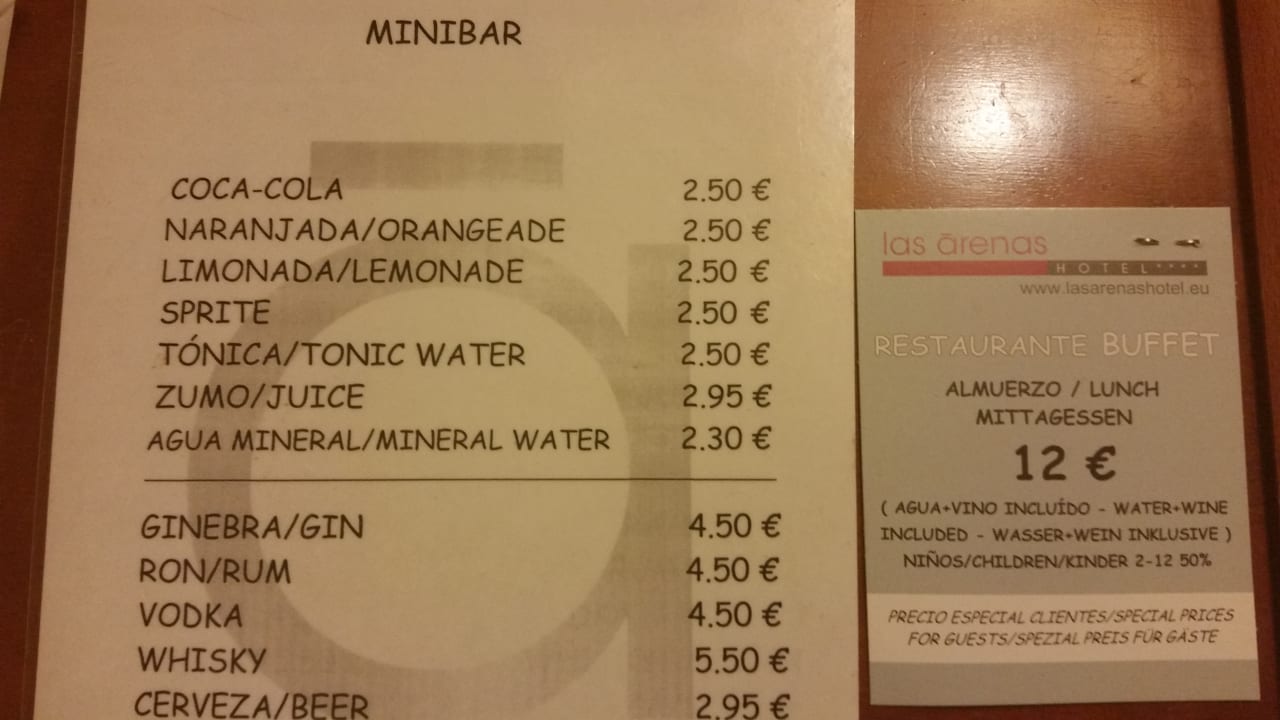 Restaurant Hotel Las Arenas