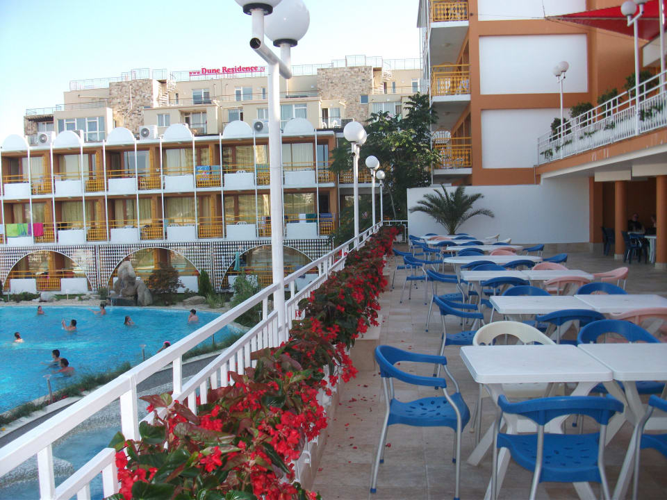 Auf der Terrasse  Nessebar Beach Hotel