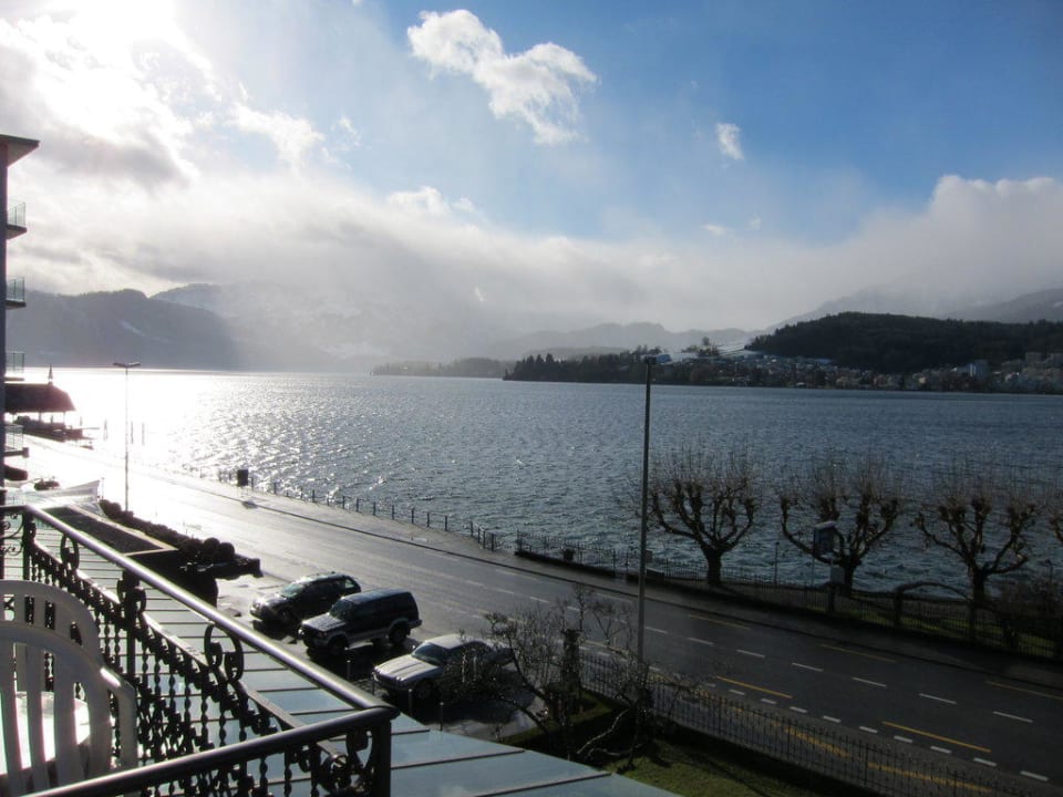 Ausblick vom Zimmer Hotel Seeburg