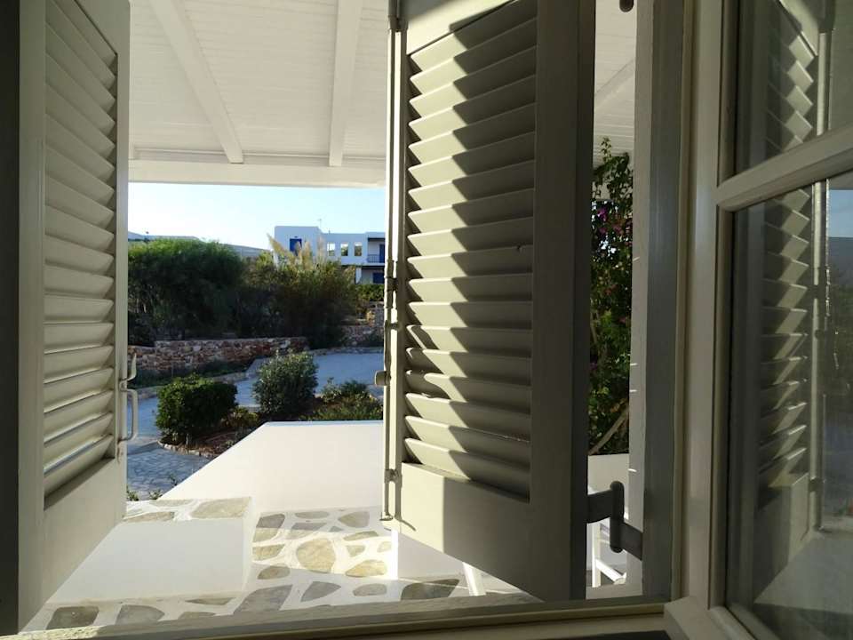 Blick aus dem Küchenfenster Hotel Minois Village