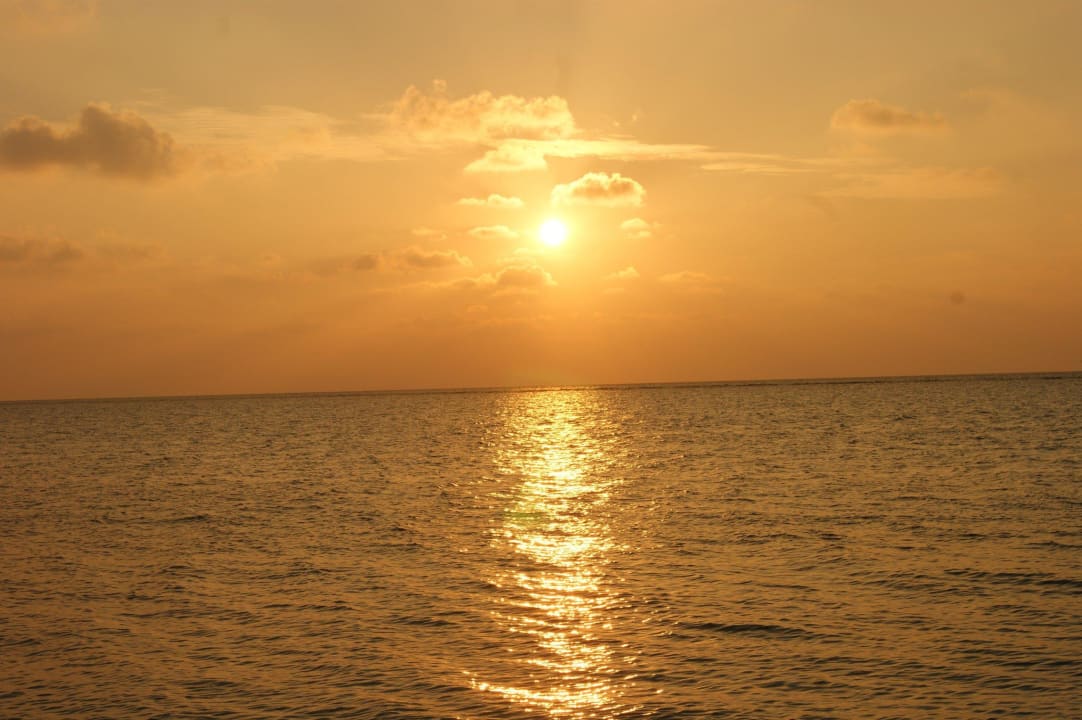 Wunderschöner Sonnenuntergang Summer Island Maldives