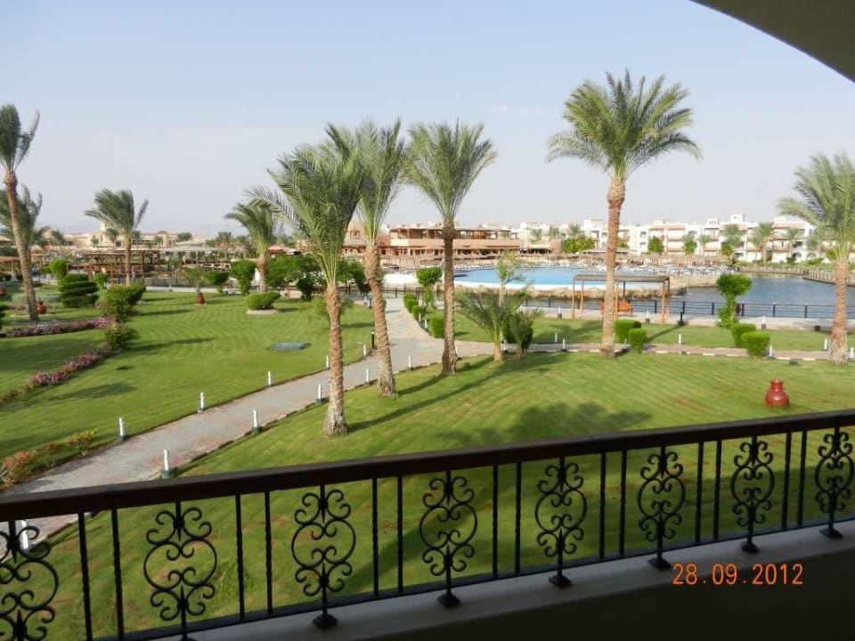 Blick von unserem Balkon Pickalbatros Dana Beach Resort - Hurghada