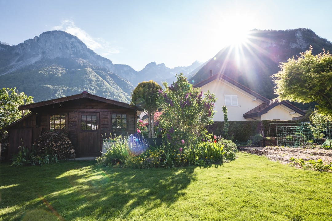 Gartenanlage B&B Mon Rêve in Les Evouettes