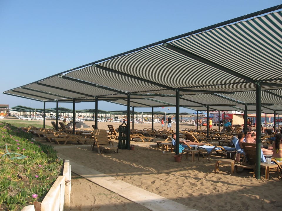 Ein Blick auf den Strandabschnitt vom Adalya Adalya Resort & Spa - Adults Only