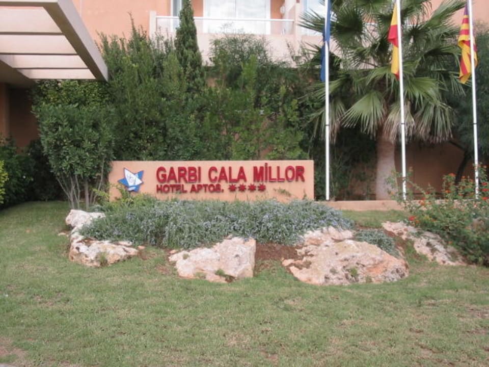 Schild Garbí Cala Millor