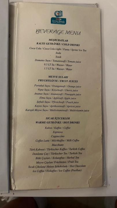 Gastro Sunis Evren Beach Resort Hotel & Spa