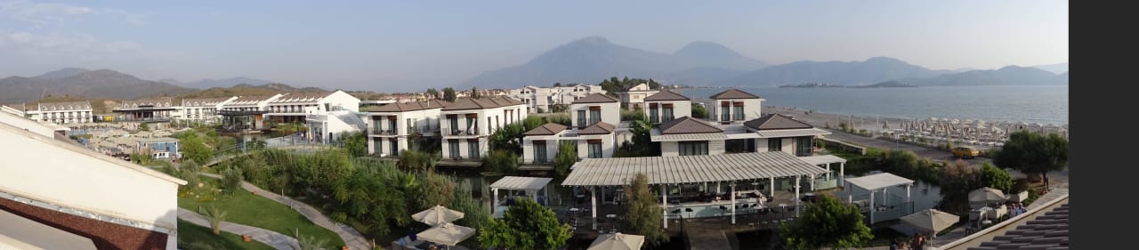 Panorama der Anlage Jiva Beach Resort