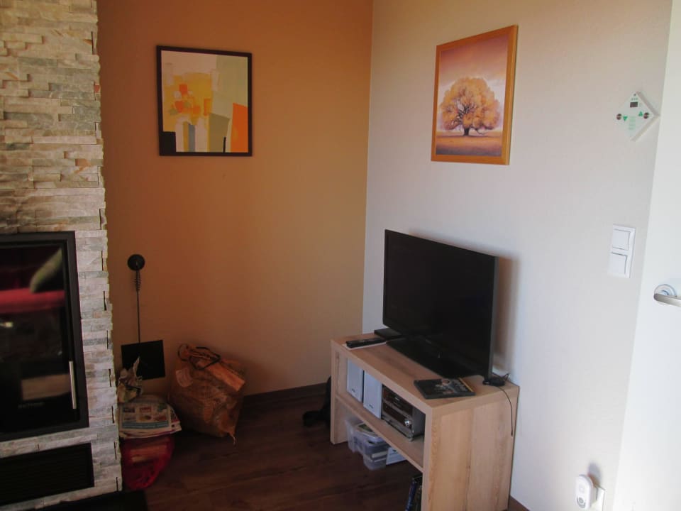 Kamin und Entertainment-Ecke Center Parcs Park Bostalsee