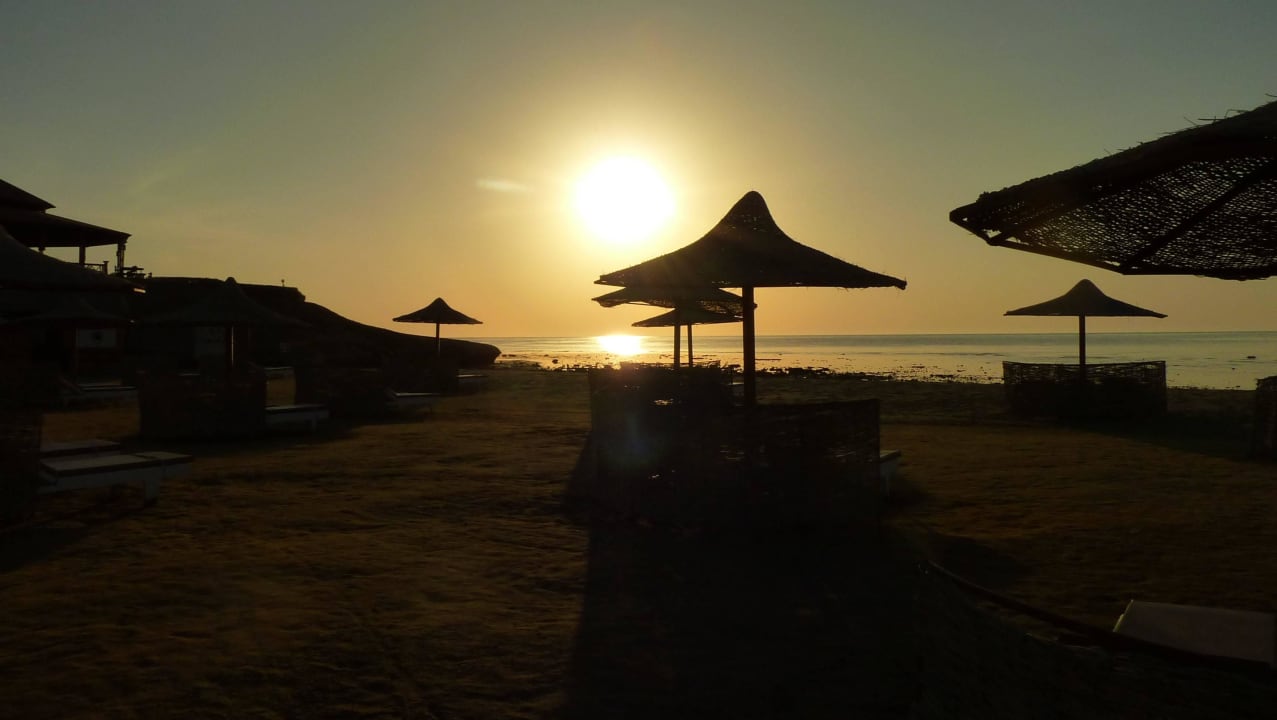 Sonnenaufgang am Strand Three Corners Equinox Beach Resort