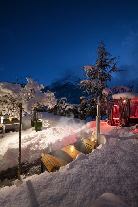 Gartenanlage Ferienhaus zum Stubaier Gletscher - Wiesen