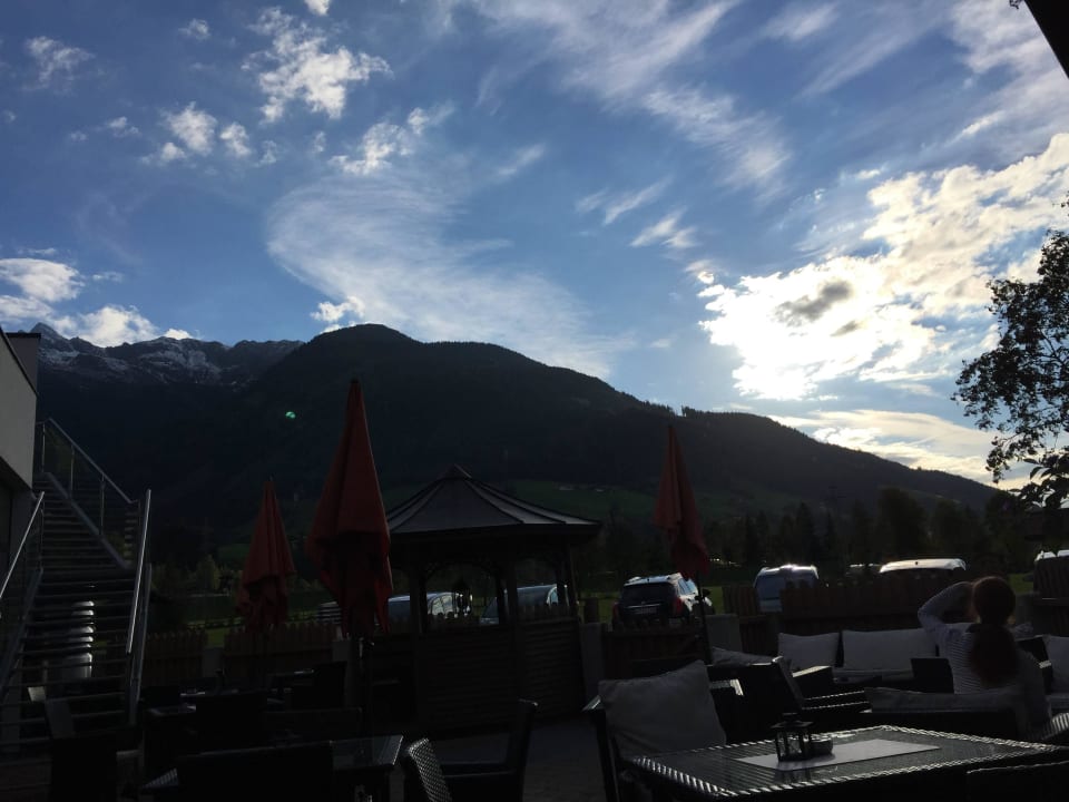 Blick von der Terrasse Kinderhotel Felben