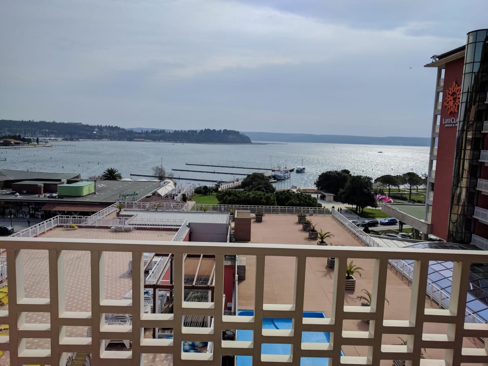 Blick vom Balkon Grand Hotel Portoroz - LifeClass Hotels & Spa