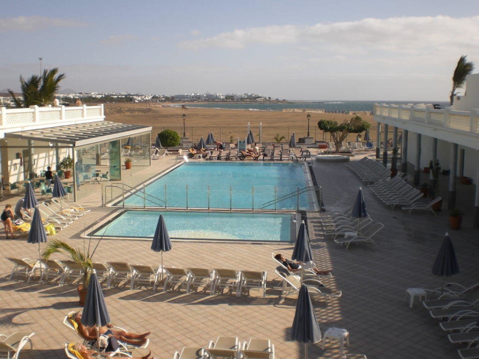 Blick von der Rezeption Hotel Las Costas