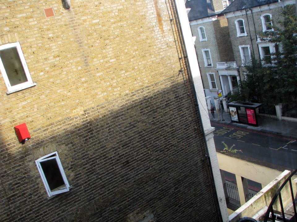 Blick aus dem Fenster Chelsea Lodge Hotel