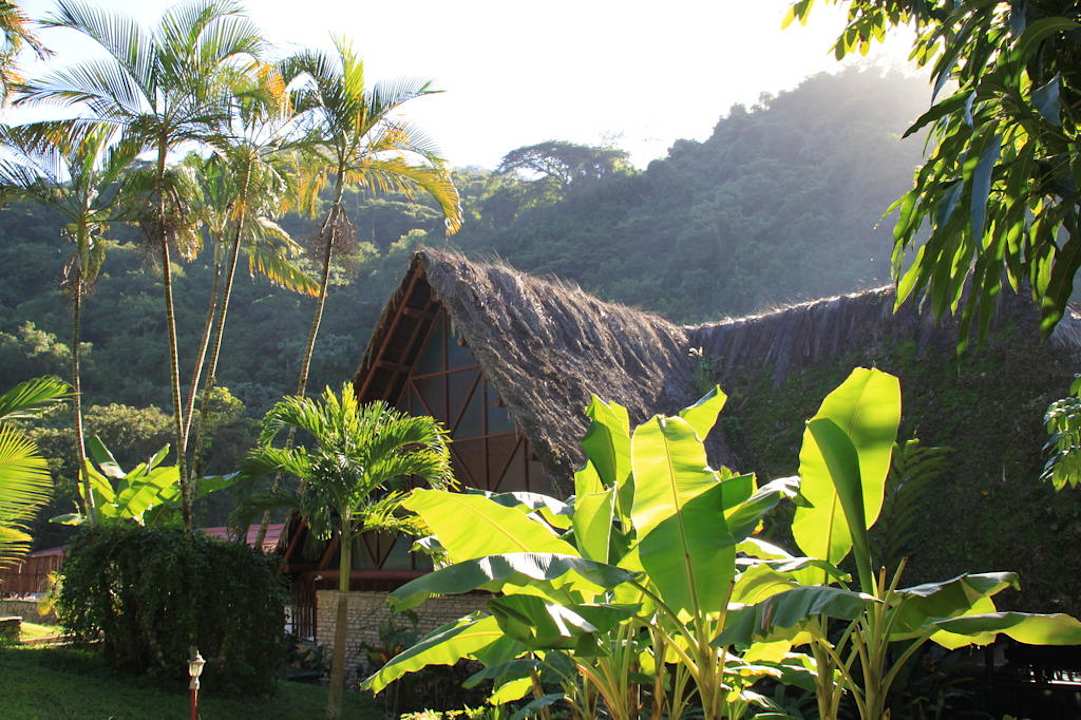 Blick auf das Hauptgebäude (Restaurant) Hotel El Salton