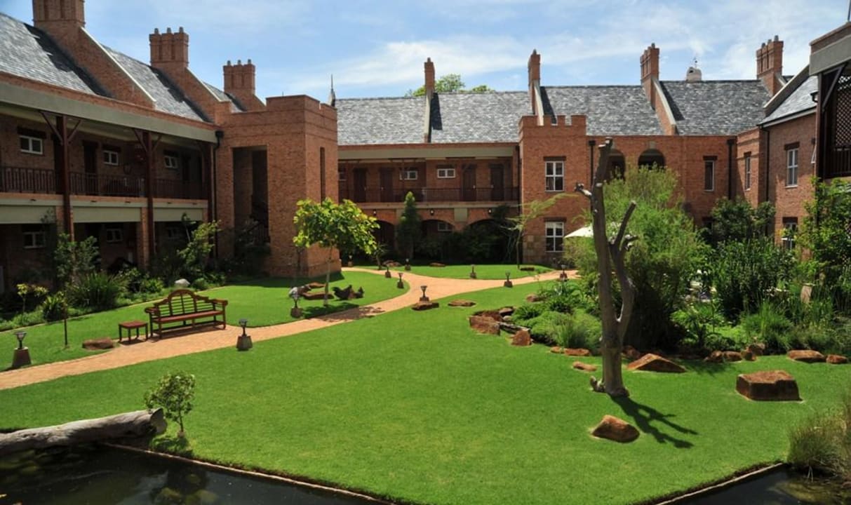 Beautiful gardens  Faircity Quatermain Hotel
