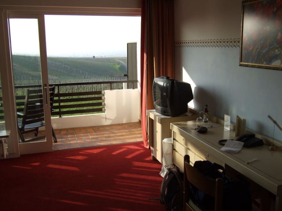 Aussicht aus Zimmer Hotel Rebenhof