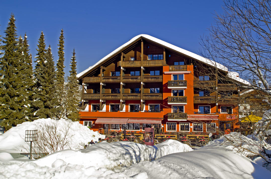 Winter Hausansicht Hotel Hocheder
