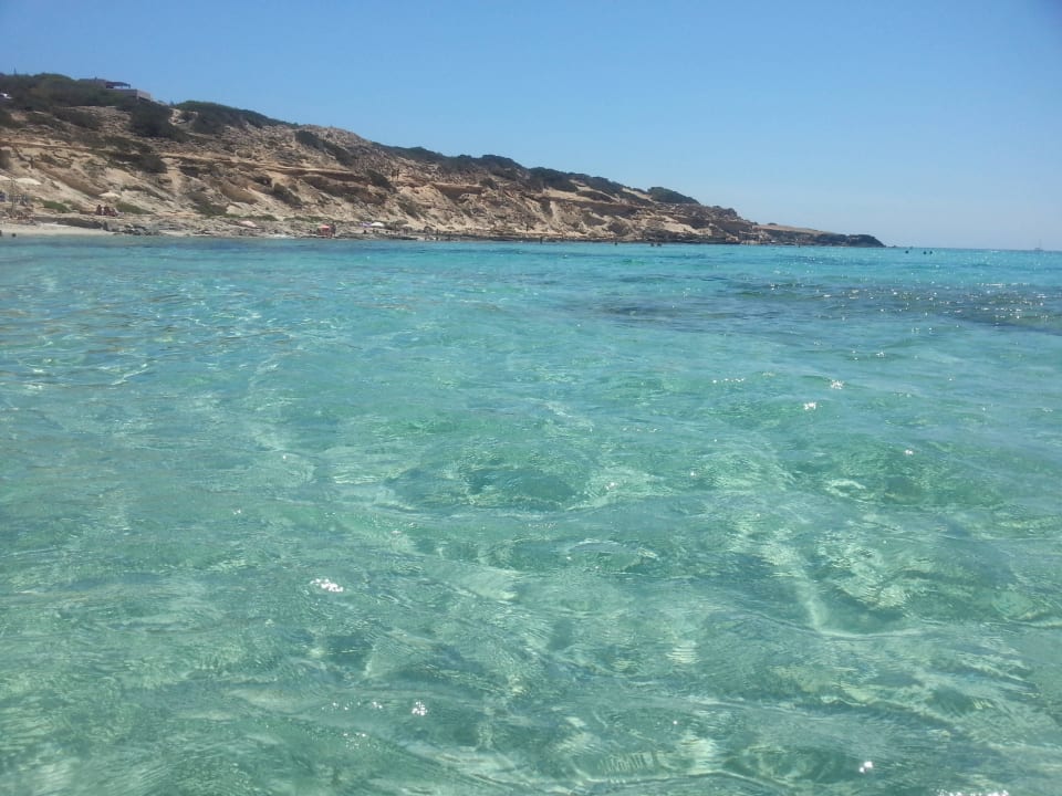 Strand links vom Hotel Hotel Riu Palace La Mola